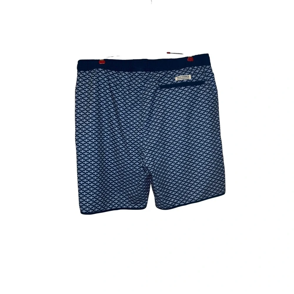 Fair Harbor Men's Swimwear Mastos‎ Anchor Trunks Drawstring Mist Seaview 3XL NWT